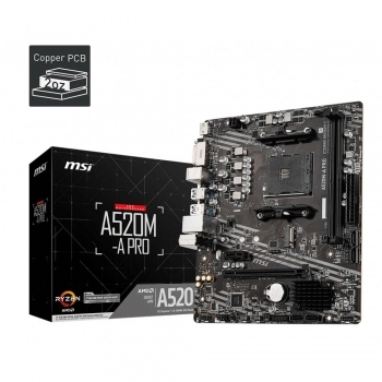 Placa Base MSI A520M-A PRO mATX AM4