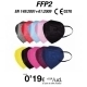 Pack 5000 uds FFP2 Surtido Colores Pack 5000 uds FFP2 Surtido Colores