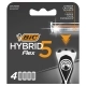 Recambios de Maquinilla Hybrid Flex 5 4uds Recambios de Maquinilla Hybrid Flex 5 4uds