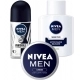 Men Desodorante Roll-On Invisible 50ml + Aftershave Sensitive 100ml + Crema