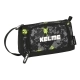 Estuche Escolar con Accesorios Kelme Jungle Negro Gris Lima (20 x 11 x 8.5 cm) (