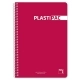 Cuaderno Pacsa Plastipac Rojo Oscuro 80 Hojas Din A4 (5 Unidades)