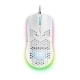 Ratón Gaming con LED Mars Gaming MMAXW 220 ips 12400 dpi Blanco