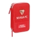 Plumier Doble Sevilla Fútbol Club Rojo (28 piezas)