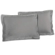 Funda de almohada Lovely Home 100 % algodón 2 Piezas Gris claro (50 x 70 cm)