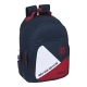 Mochila Escolar F.C. Barcelona Azul Granate (32 x 42 x 15 cm)