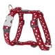 Arnés para Perro Red Dingo Style Rojo Estrella 25-39 cm