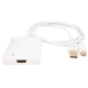 Adaptador Mini DisplayPort a HDMI Urban Factory CBB21UF              Blanco