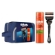 Gilette Proglide Maquinilla + 2 Recambios + Shave Gel 200ml + Neceser Gilette Proglide Maquinilla + 2 Recambios + Shave Gel 200ml + Neceser