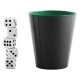 Cubilete con Dados de Póker Dimatel 7 Piezas Cubilete con Dados de Póker Dimatel 7 Piezas